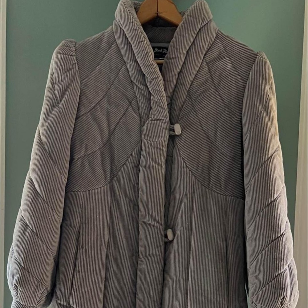Vintage Mod Maid corduroy coat size small